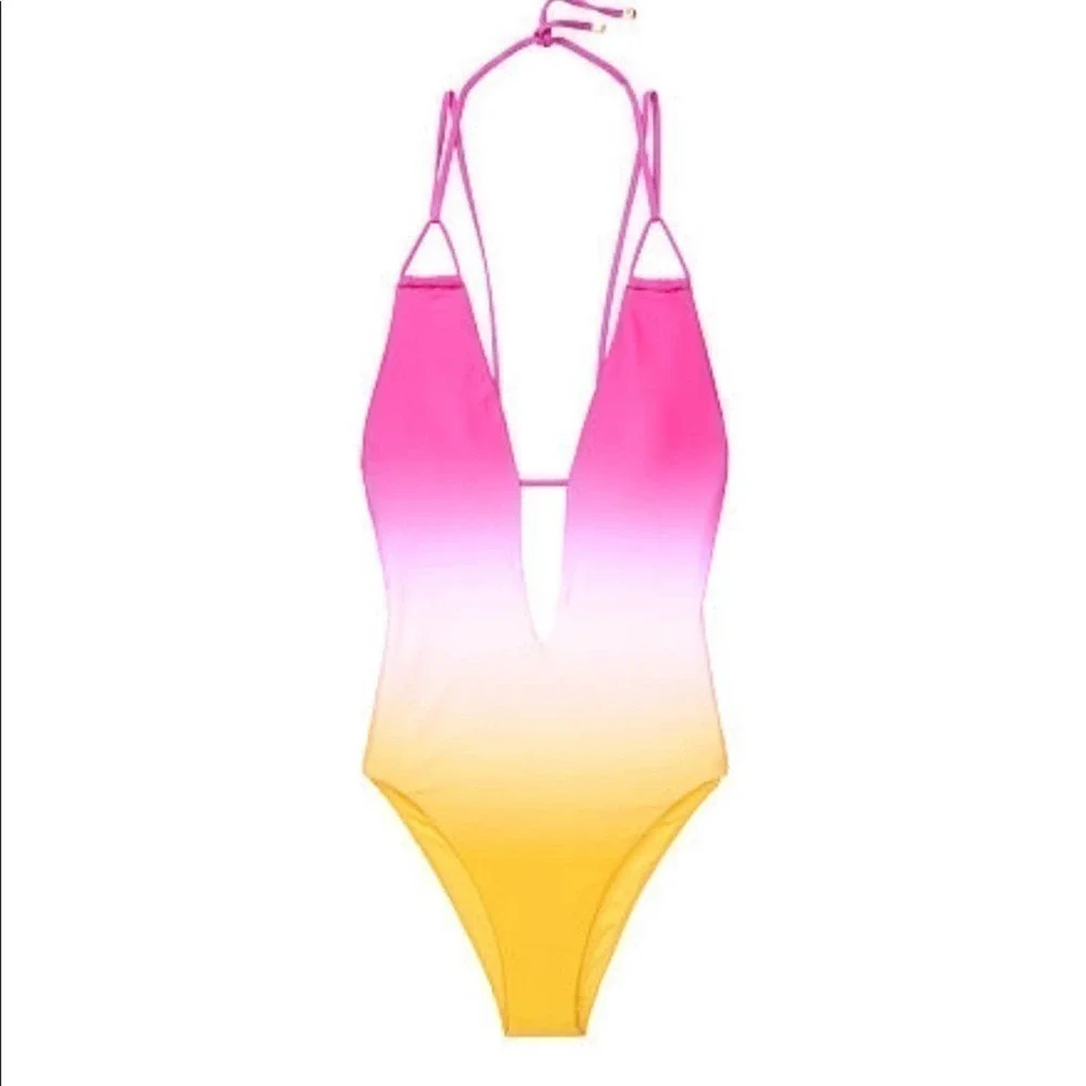 VICTORIA'S SECRET V-Plunge One-piece Swimsuit Size XSmall New​